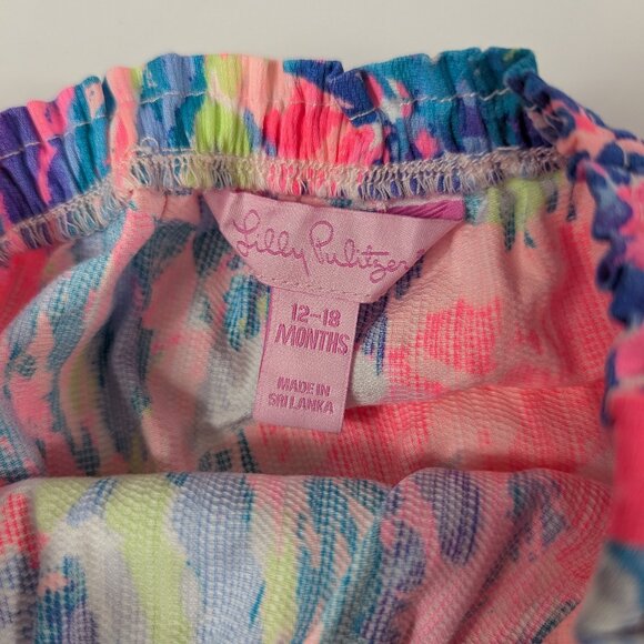 Lilly Pulitzer Diaper Cover Bloomers 12-18 Months - Picture 3 of 3
